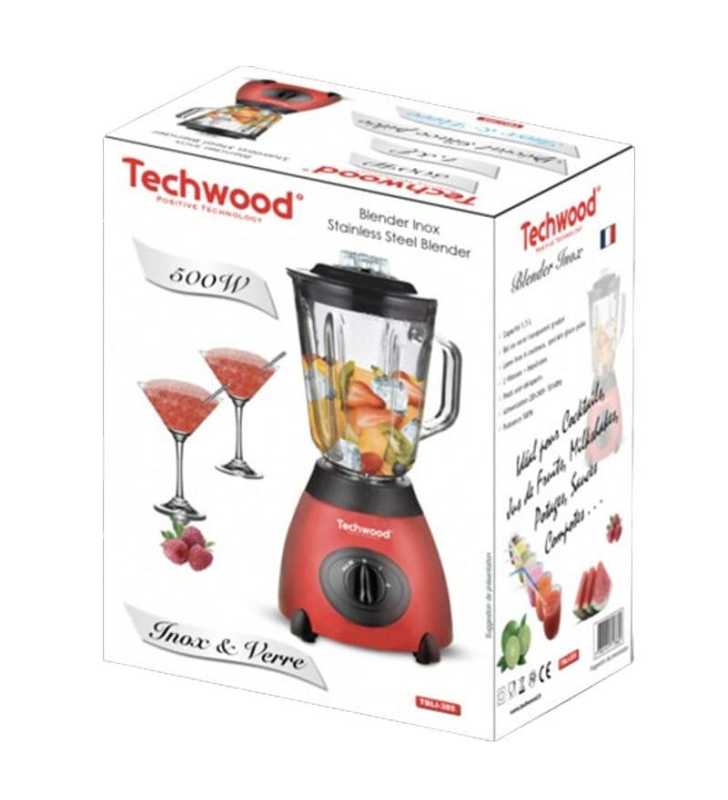 Blender Inox 500W Grenat TECHWOOD