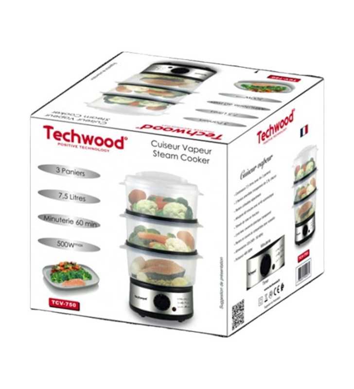 Cuiseur Vapeur 7,5 litres TECHWOOD - obrico.tn Cuiseur Vapeur 7,5 litres TECHWOOD - obrico.tn