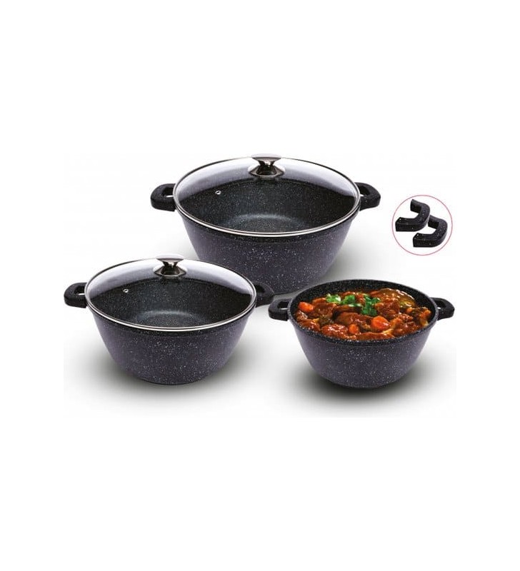 Set De 3 Faitouts 20-24-28Cm TECHWOOD