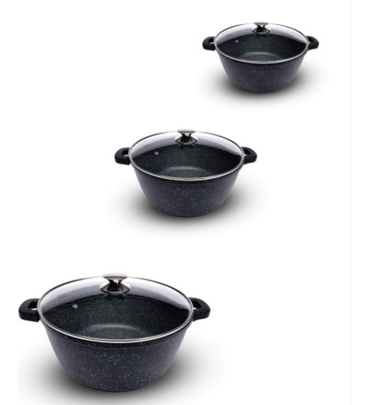 Set De 3 Faitouts 20-24-28Cm TECHWOOD