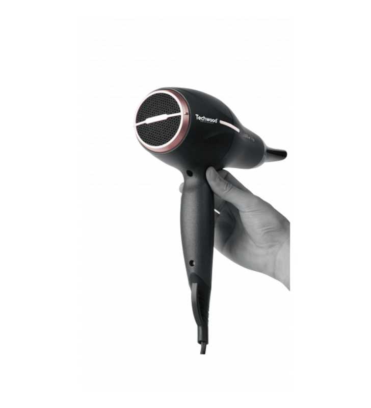 Séchoir 2200W 3 Températures 2 Vitesses TECHWOOD Séchoir 2200W 3 Températures 2 Vitesses TECHWOOD
