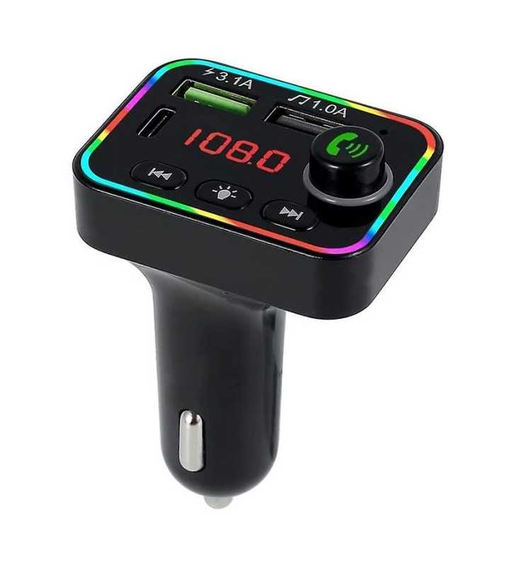 Lecteur Transmetteur Fm Bluetooth Avec Led Lecteur Transmetteur Fm Bluetooth Avec Led