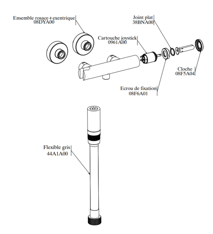 Mitigeur de Toilette Nabeul SOPAL