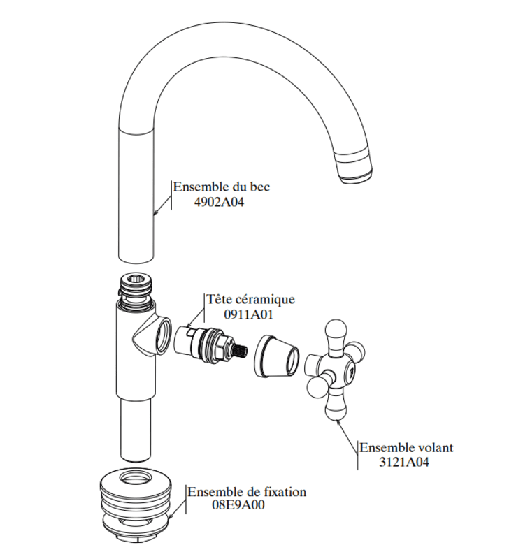 Robinet Vertical Tabarka SOPAL