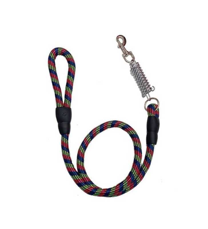 LAISSE CORDE POUR CHIEN AVEC RESSORT 120 cm