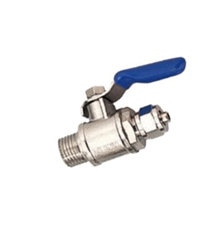 Vanne d'entrée osmoseur Métallique 1/4"