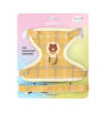 Harnais Ajustable En Nylon Jaune Pour Chat Et Petit Chien Taille S KAFULI Harnais Ajustable En Nylon Jaune Pour Chat Et Petit Chien Taille S KAFULI