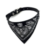 Collier Pour Petit Chien Style Foulard Noir Taille M Collier Pour Petit Chien Style Foulard Noir Taille M