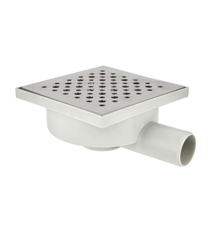 Siphon de Sol Orientable 15*15 Inox Siphon de Sol Orientable 15*15 Inox