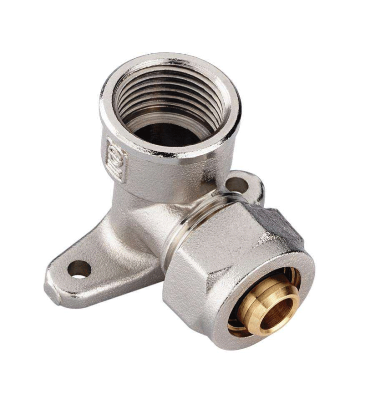 RACCORD COUDE APPLIQUE PEX 16 A VISSER 15/21 FEMELLE SOPAL