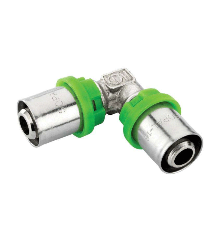 RACCORD COUDE PEX 16 A SERTIR SOPAL