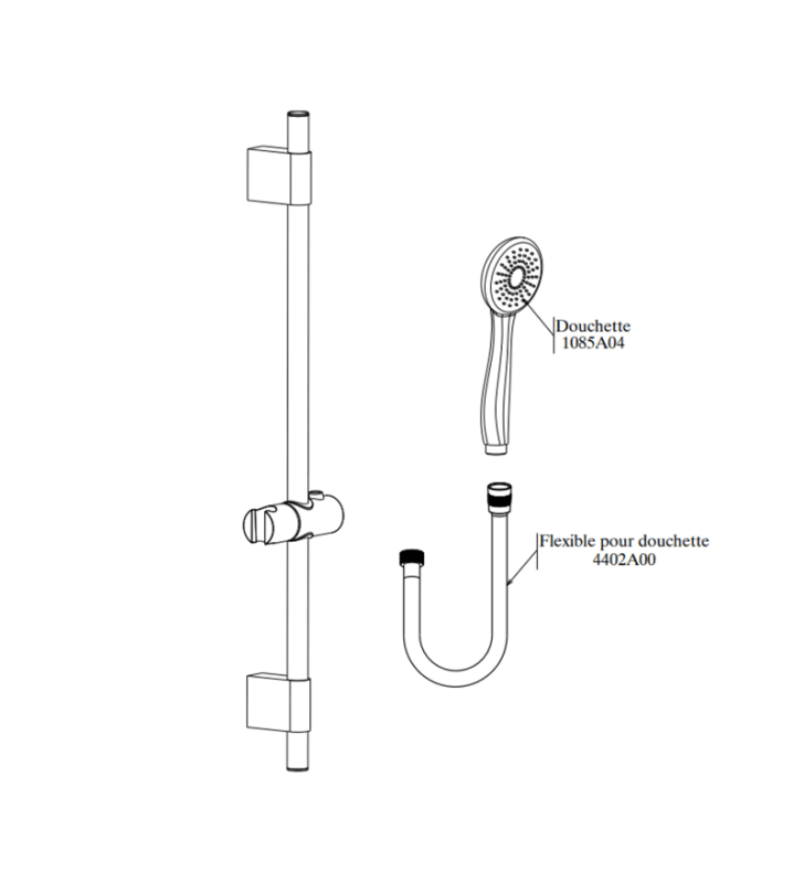 Barre de Douche Complète Douz  SOPAL