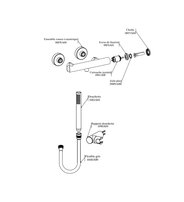 Mitigeur de Douche Nabeul SOPAL