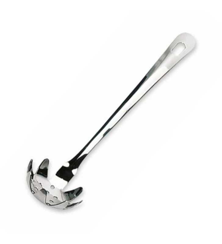 Louche à spaghettis Pearl inox 30 cm - FACKELMANN Louche à spaghettis Pearl inox 30 cm - FACKELMANN