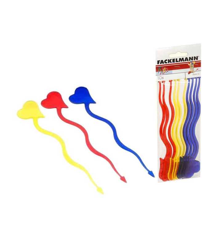 10 Piques Coktail Coeur - FACKELMANN 10 Piques Coktail Coeur - FACKELMANN