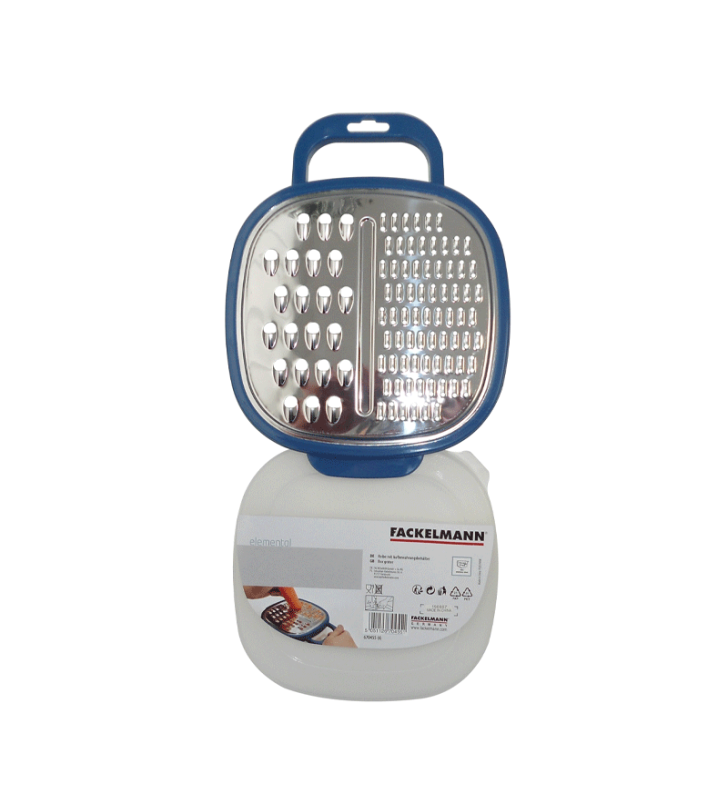 Râpe à fromage avec container 19x14x5 cm - FACKELMANN Râpe à fromage avec container 19x14x5 cm - FACKELMANN