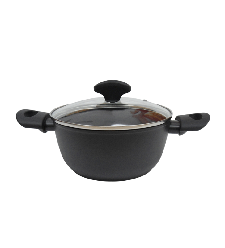 VINCI Faitout 24 cm + couv pyrex - TVS VINCI Faitout 24 cm + couv pyrex - TVS