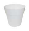 Pot Linéa sans anneau blanc D20xh18.5cm - Viomes