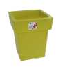 Pot Linéa carré Chartreuse 15x15x18 cm - Viomes Pot Linéa carré Chartreuse 15x15x18 cm - Viomes