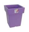 Pot Linéa carré Purple 15x15x18 cm - Viomes Pot Linéa carré Purple 15x15x18 cm - Viomes