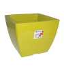Pot Linéa carré Chartreuse 27x27x22 cm - Viomes