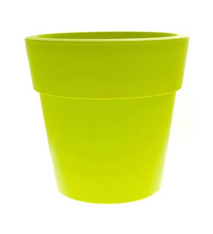 Pot Linéa Chartreuse D16xh15.5cm - Viomes Pot Linéa Chartreuse D16xh15.5cm - Viomes