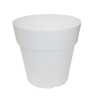 Pot Linéa sans anneau blanc D11xh10.5cm - Viomes