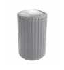 Poubelle Minas 3l gris-Plastique - PS - WENKO