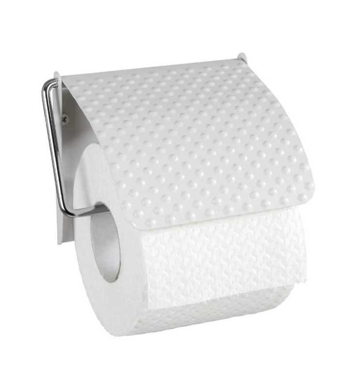 Dérouleur papier WC Punto blanc-Métal - Acier - WENKO Dérouleur papier WC Punto blanc-Métal - Acier - WENKO
