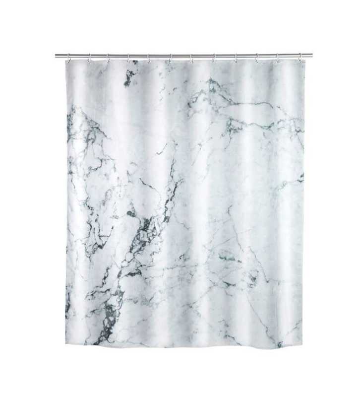 Rideau de douche Onyx Polyester 180x200cm - WENKO