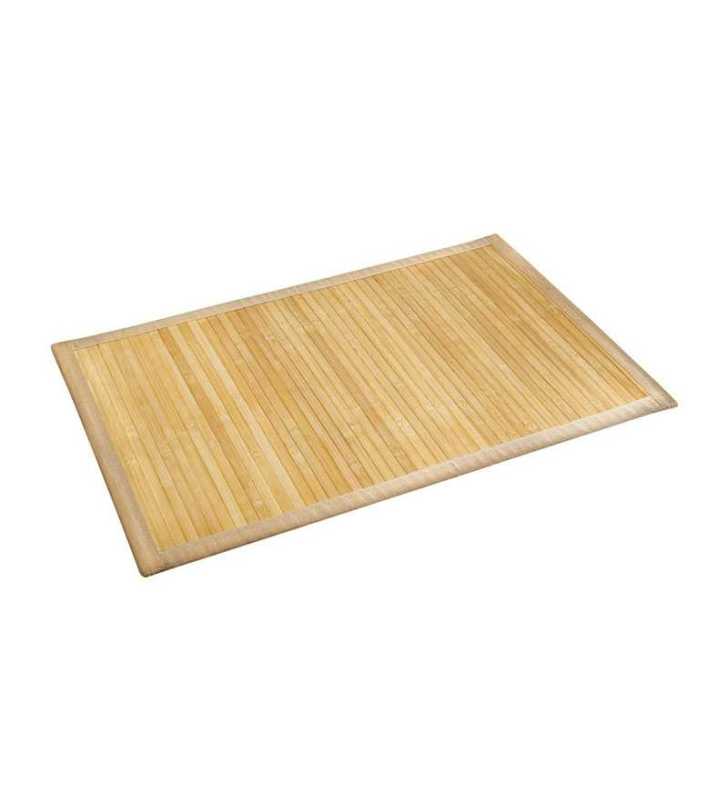 Tapis de bain Bambou 50x80cm naturel - WENKO Tapis de bain Bambou 50x80cm naturel - WENKO