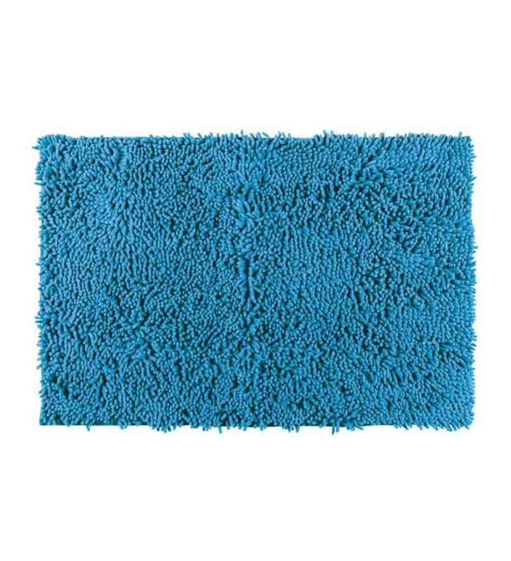 Tapis de bain Chenille 50x80cm ocean blue - WENKO Tapis de bain Chenille 50x80cm ocean blue - WENKO