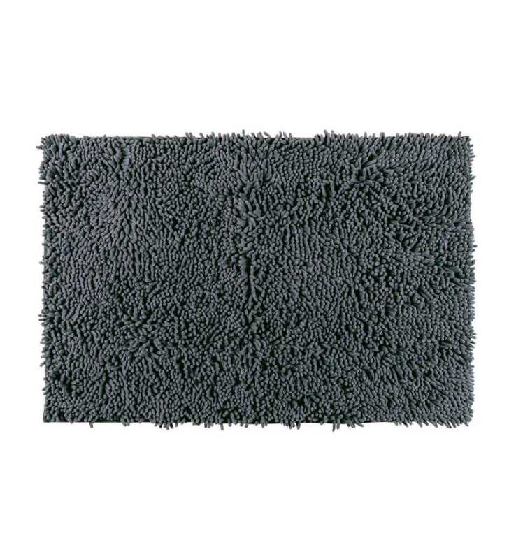 Tapis de bain Chenille 50x80cm mouse grey - WENKO