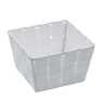Corbeille SDB Adria mini square blanc - Plastique - PP - 14x14x9 cm - WENKO Corbeille SDB Adria mini square blanc - Plastique - PP - 14x14x9 cm - WENKO