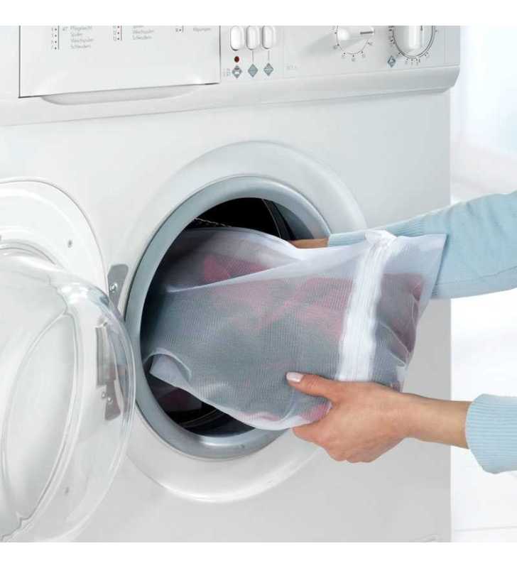 Filet à linge 1kg 45 x 25cm blanc - WENKO Filet à linge 1kg 45 x 25cm blanc - WENKO
