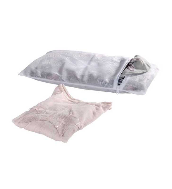 Filet à linge 1kg 45 x 25cm blanc - WENKO Filet à linge 1kg 45 x 25cm blanc - WENKO