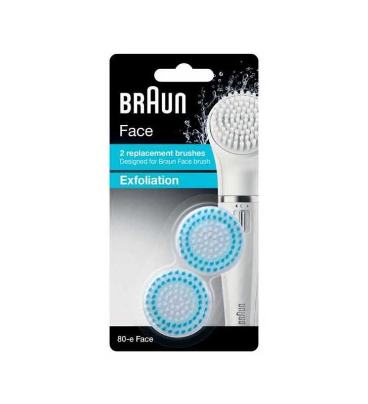 2 Brosses De Remplacement Exfoliation Pour BRAUN Face BRAUN 2 Brosses De Remplacement Exfoliation Pour BRAUN Face BRAUN