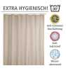 Rideau de douche anti-moisissure beige 180x200cm - WENKO