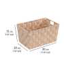 Corbeille SDB Adria S beige Plastique - 30x20x15 cm - WENKO Corbeille SDB Adria S beige Plastique - 30x20x15 cm - WENKO