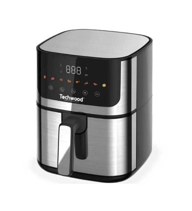 Friteuse Sans Huile TFR-514SHD 5L - Noir & Silver TECHWOOD Friteuse Sans Huile TFR-514SHD 5L - Noir & Silver TECHWOOD