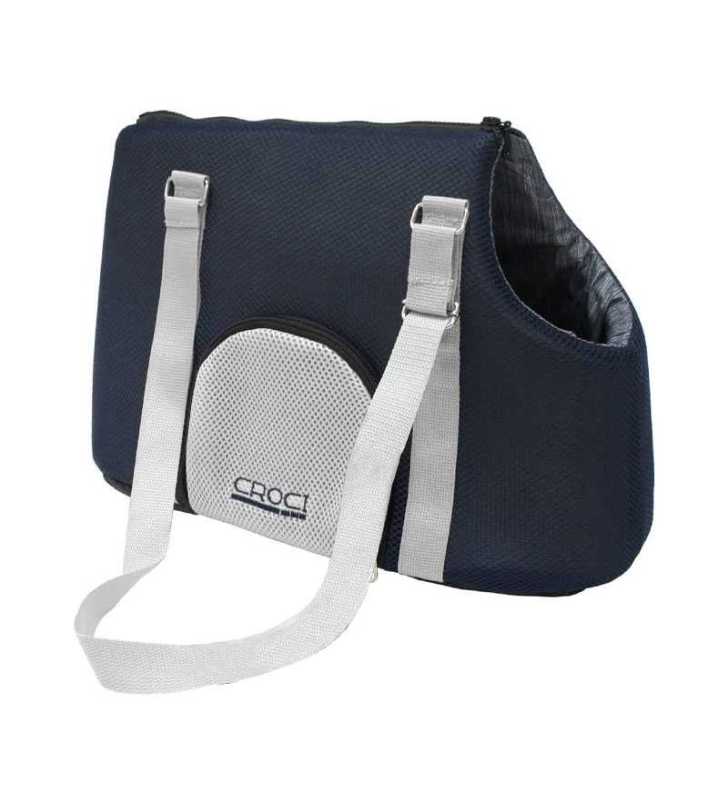 SAC ODETTE BLEU/GREY 40X20X30 CM CROCI SAC ODETTE BLEU/GREY 40X20X30 CM CROCI