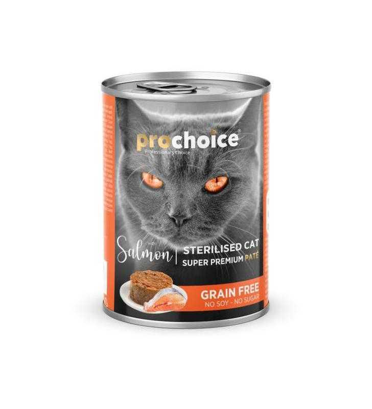 PROCHOICE GF PATE CHAT STERIL SAUMON 400 GR