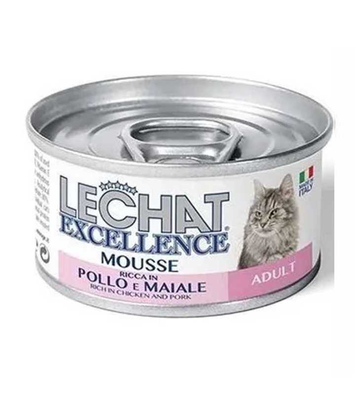 BOITE LECHAT EXCELLENCE MOUSSE ADU POUL/PR 85G BOITE LECHAT EXCELLENCE MOUSSE ADU POUL/PR 85G