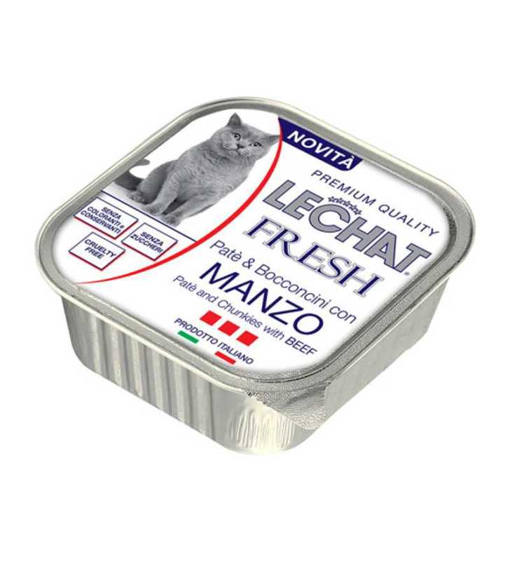 BARQUETTE LECHAT FRESH BOEUF 100GR