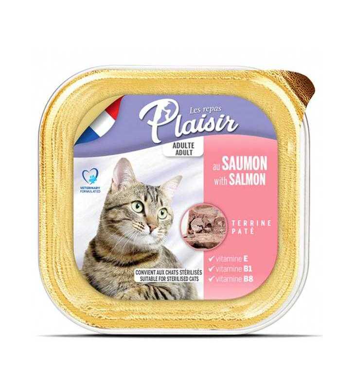 BARQUETTE PLAISIR PATE SAUMON 100GR