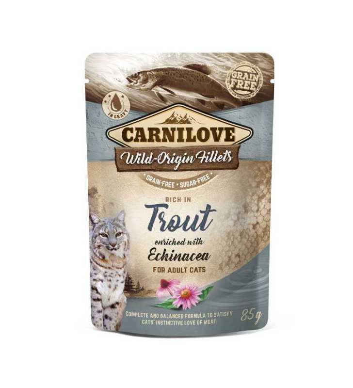 POCHON CARNILOVE CHAT TROUT 85GR POCHON CARNILOVE CHAT TROUT 85GR
