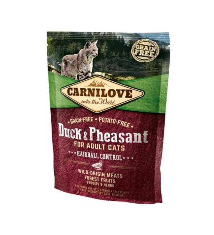 CARNILOVE CHAT CANARD&FAISANT HAIR 400 G CARNILOVE CHAT CANARD&FAISANT HAIR 400 G