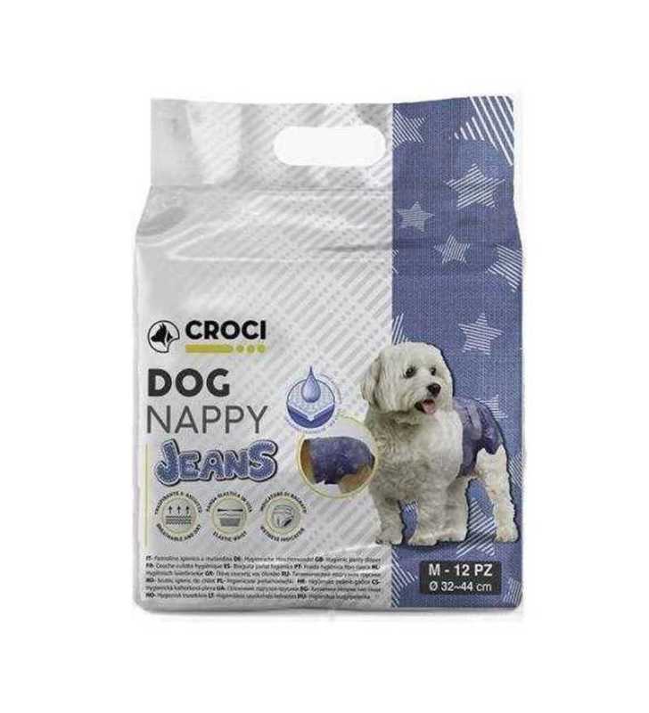 COUCHE CHIEN JEAN 12 P MD 32-34 CM COUCHE CHIEN JEAN 12 P MD 32-34 CM