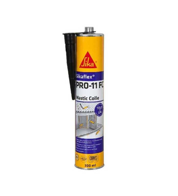 MASTIC COLLE PRO-11FC NOIR 300ML SIKA