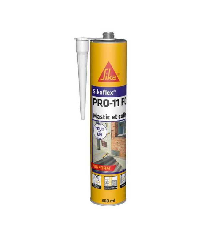 MASTIC COLLE PRO-11FC blanc 300ML SIKA MASTIC COLLE PRO-11FC blanc 300ML SIKA